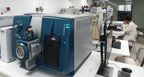 laboratorio de cromatografía