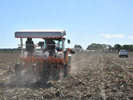 sembradora experimental campo campaña 2122